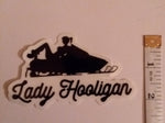 Lady Hooligan 2inch x 4inch Tagger