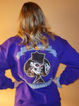 Hooligan Sledders Crew Neck Sweatshirt (Purple or Black)