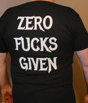 Zero Fucks Given Short Sleeve Tshirt