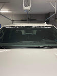 Full windshield sticker